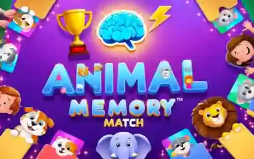 Animal Memory Match — безплатна онлайн игра