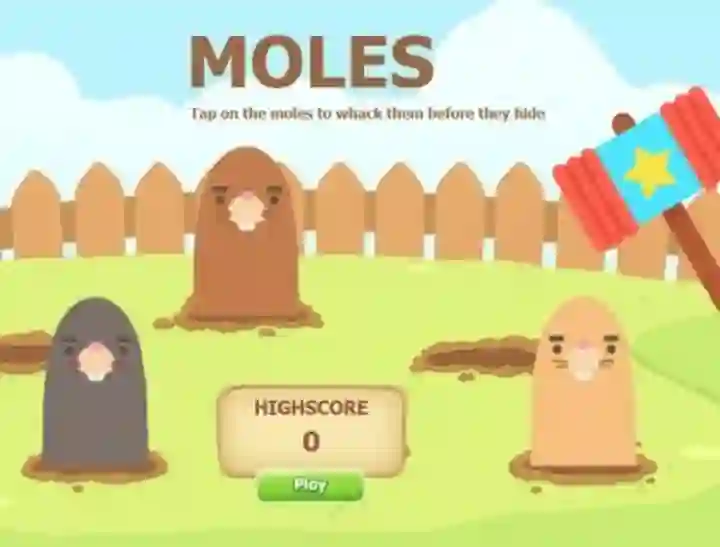 Moles — безплатна онлайн игра