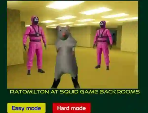 Ratomilton at Squid Game Backrooms — безплатна онлайн игра