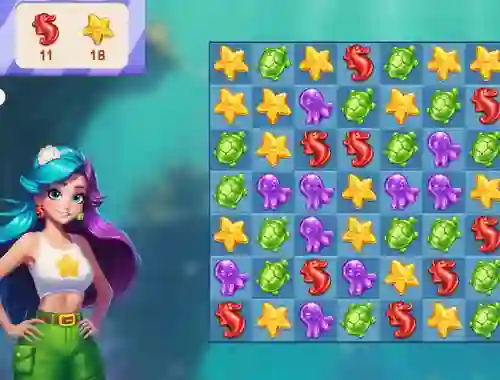 Underwater Adventures: Match 3 — безплатна онлайн игра