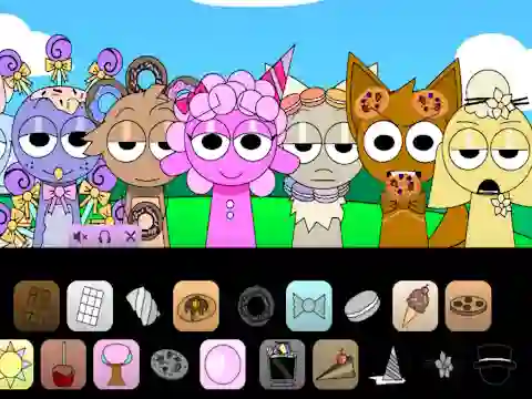 Sprunki Dessert Sweetness — безплатна онлайн игра