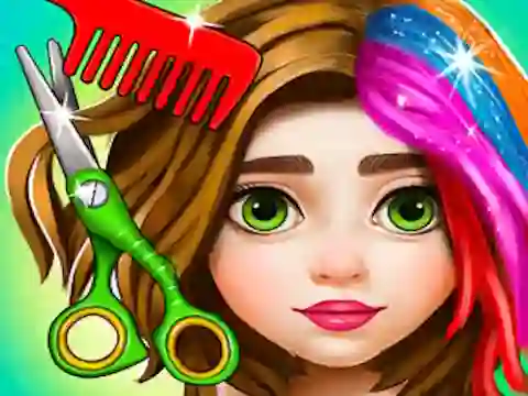 Hair Salon & Dress Up Girl — безплатна онлайн игра