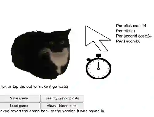 Spinning Cat Clicker — безплатна онлайн игра