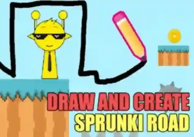 Draw And Create Sprunki Road — безплатна онлайн игра