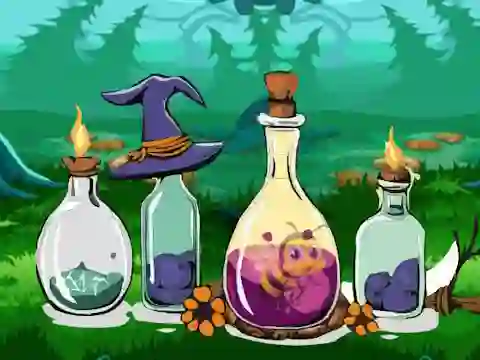 Bottle Stuck Honeybee Escape — безплатна онлайн игра