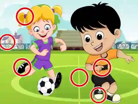 Soccer Differences — безплатна онлайн игра