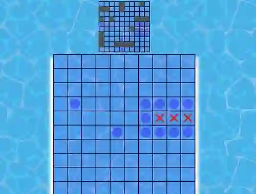 Battleship On Cells — безплатна онлайн игра