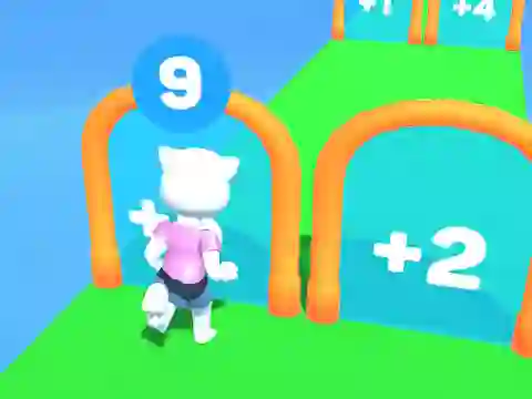 Cat Angela Running — безплатна онлайн игра