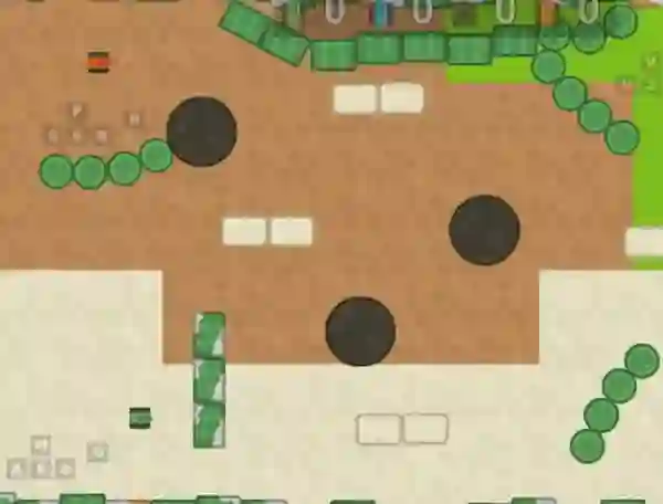 1 2 3 4 Player Tank Game 2D — безплатна онлайн игра