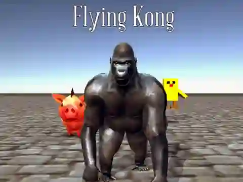 Flying Kong — безплатна онлайн игра
