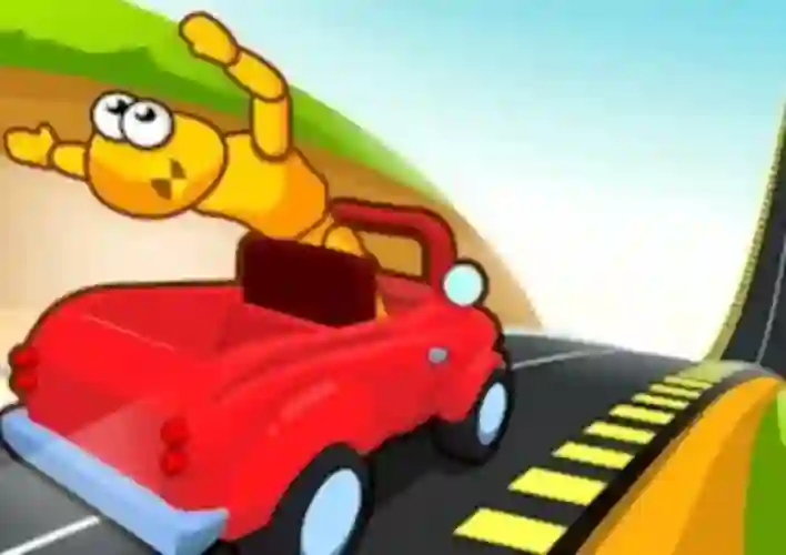 Downhill Car Ride Crash Test — безплатна онлайн игра