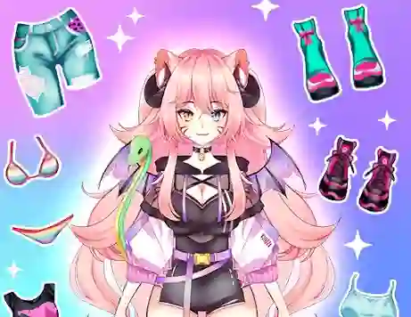 Anime Dress Up Moe — безплатна онлайн игра