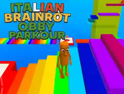Italian Brainrot Obby Parkour — безплатна онлайн игра