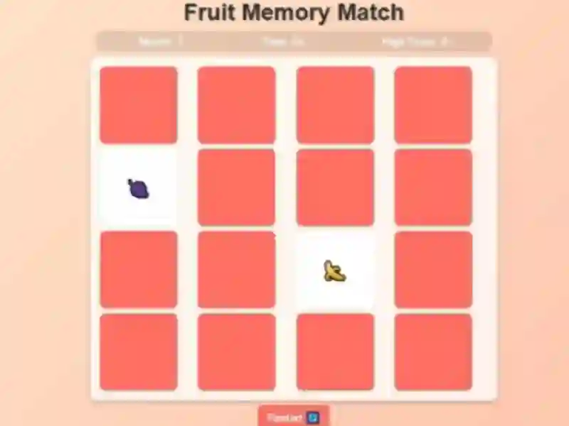 Fruit Memory Match — безплатна онлайн игра
