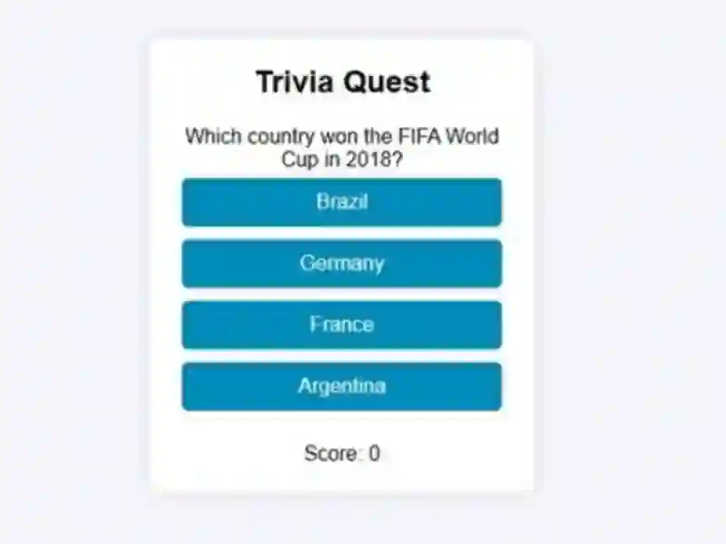 Trivia Quest — безплатна онлайн игра