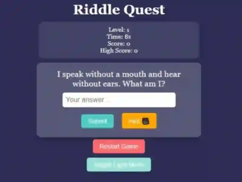 Riddle Quest Brain Teaser — безплатна онлайн игра