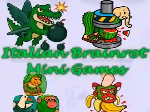 Italian Brainrot Mini Games — безплатна онлайн игра