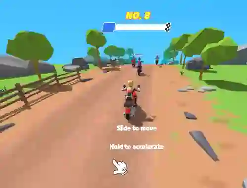 Moto Attack Bike Racing — безплатна онлайн игра