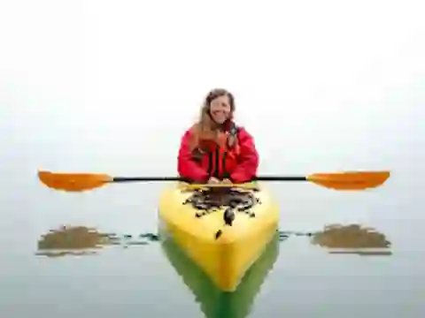 Kayak Kayaking Lake Jigsaw — безплатна онлайн игра