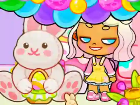 Jigsaw Puzzle: Avatar World Easter Party — безплатна онлайн игра
