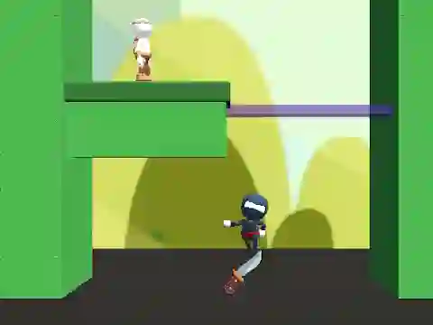 Slow Time Ninja — безплатна онлайн игра