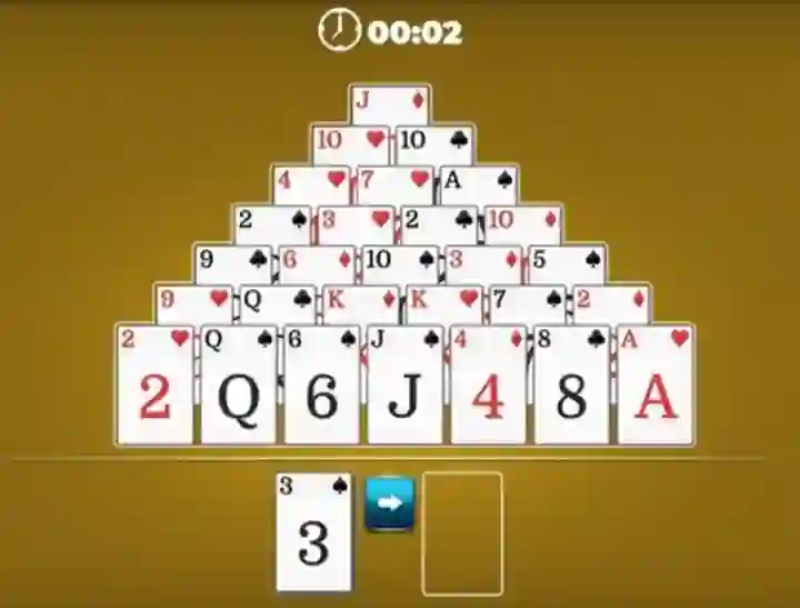 Pyramid Solitaire — безплатна онлайн игра