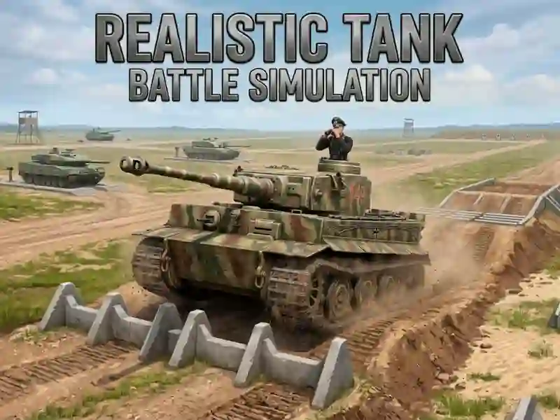 Realistic Tank Battle Simulation — безплатна онлайн игра