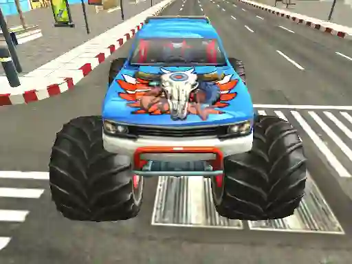 Monster Truck City Parking — безплатна онлайн игра