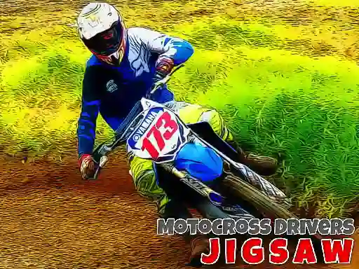 Motocross Drivers Jigsaw — безплатна онлайн игра