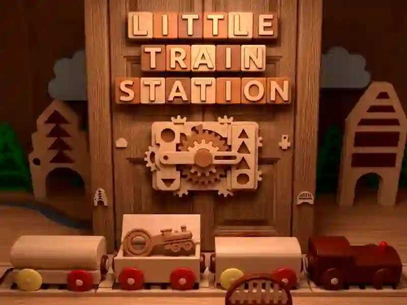 Little Train Station — безплатна онлайн игра