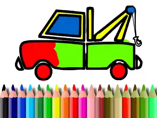 Back To School: Truck Coloring — безплатна онлайн игра