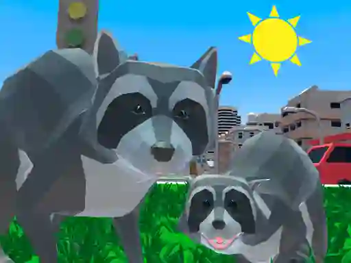 Raccoon Adventure City Simulator 3d — безплатна онлайн игра