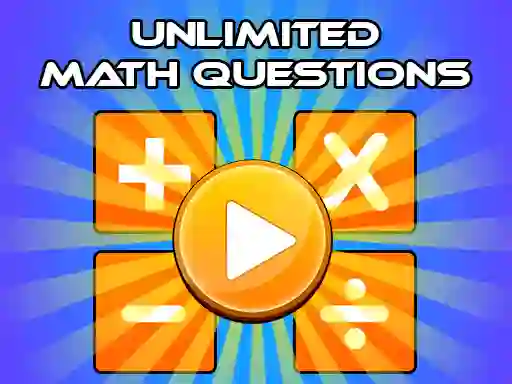 Unlimited Math Questions — безплатна онлайн игра