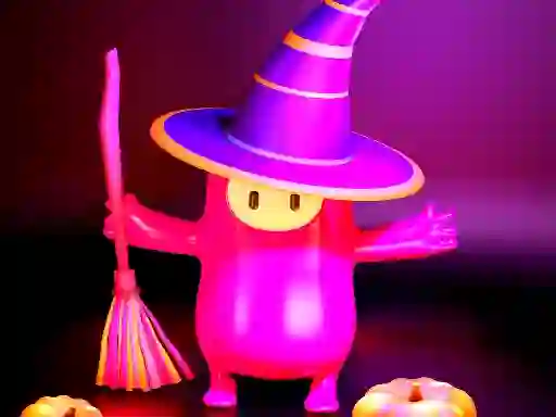 Fall Guys Halloween Puzzle — безплатна онлайн игра
