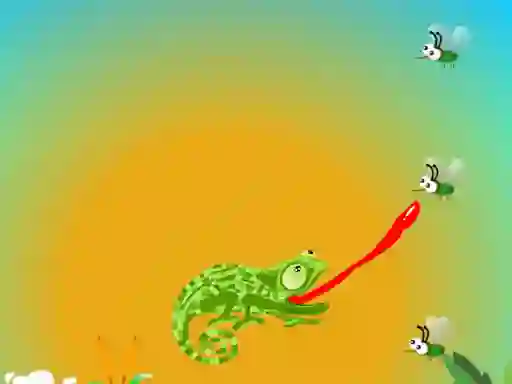 Chameleon Want Eat — безплатна онлайн игра