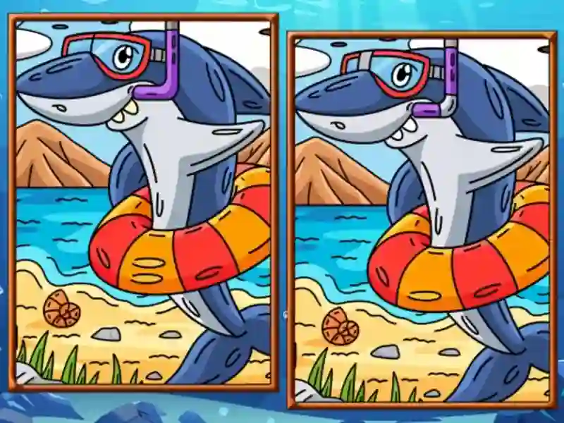 Marine Spot the Difference — безплатна онлайн игра