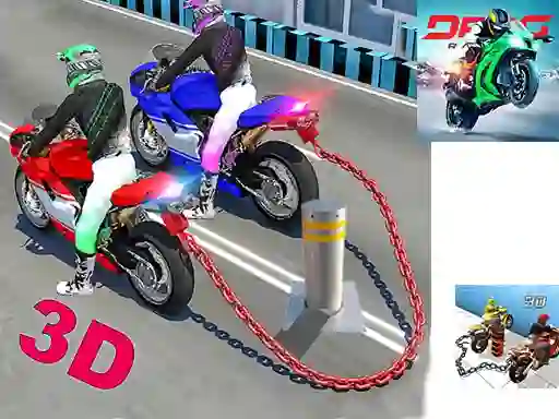 Chained Bike Racing 3d — безплатна онлайн игра
