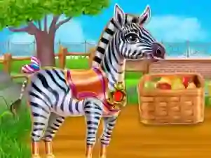 Zebra Caring — безплатна онлайн игра