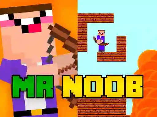 Mr Noob vs Zombies — безплатна онлайн игра