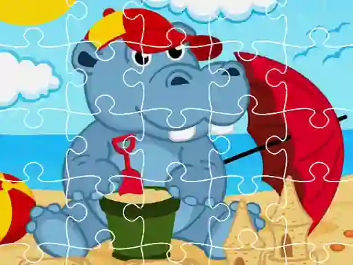 Hippo Jigsaw — безплатна онлайн игра