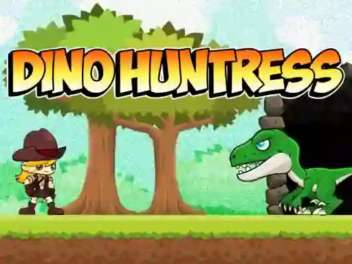Dino Huntress — безплатна онлайн игра