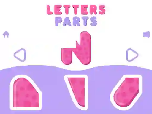 Letters Parts — безплатна онлайн игра