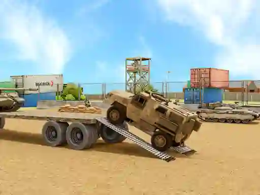 Us Army Car Games Truck Driving — безплатна онлайн игра