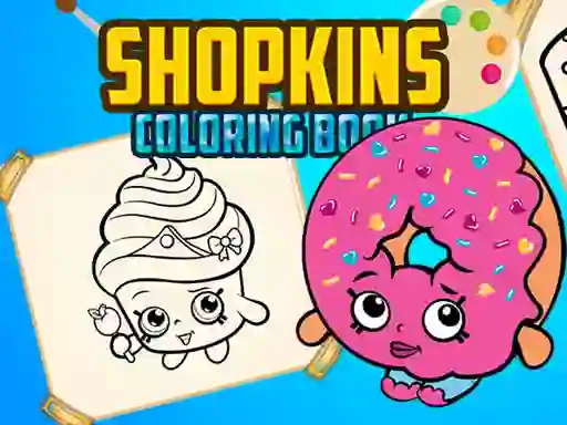 Shopkins Coloring Book — безплатна онлайн игра