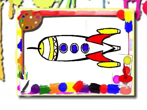 Rockets Coloring Book — безплатна онлайн игра