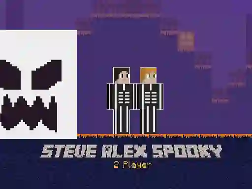Steve Alex Spooky 2 Player — безплатна онлайн игра