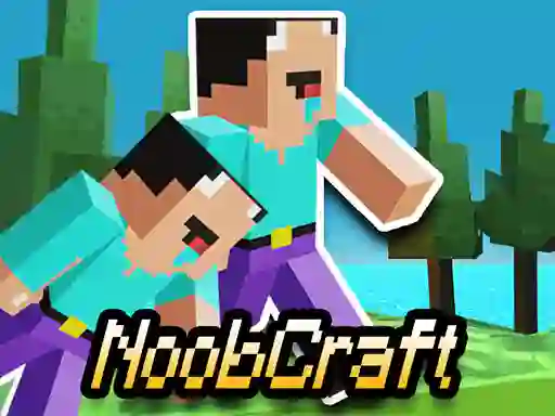 Parkour Craft Noob Steve 2 — безплатна онлайн игра