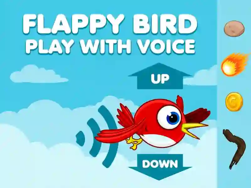 Flappy Bird Play with Voice — безплатна онлайн игра