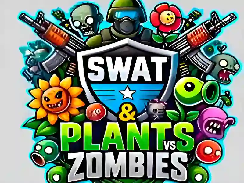 SWAT & Plants vs Zombies — безплатна онлайн игра