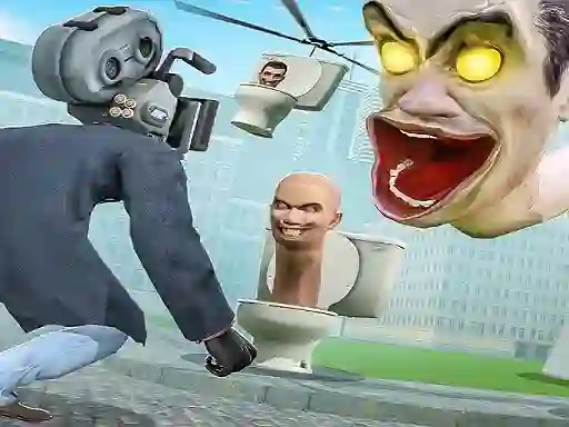 Skibidi Toilet TopDown Survival — безплатна онлайн игра